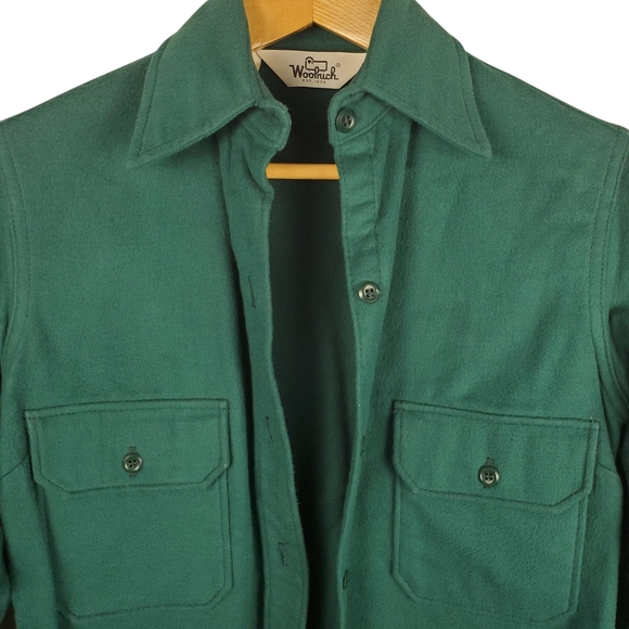 Vntg Woolrich Women's Button Down Chamois Shirt/Shacket. MED. #0193 - Picture 2 of 10